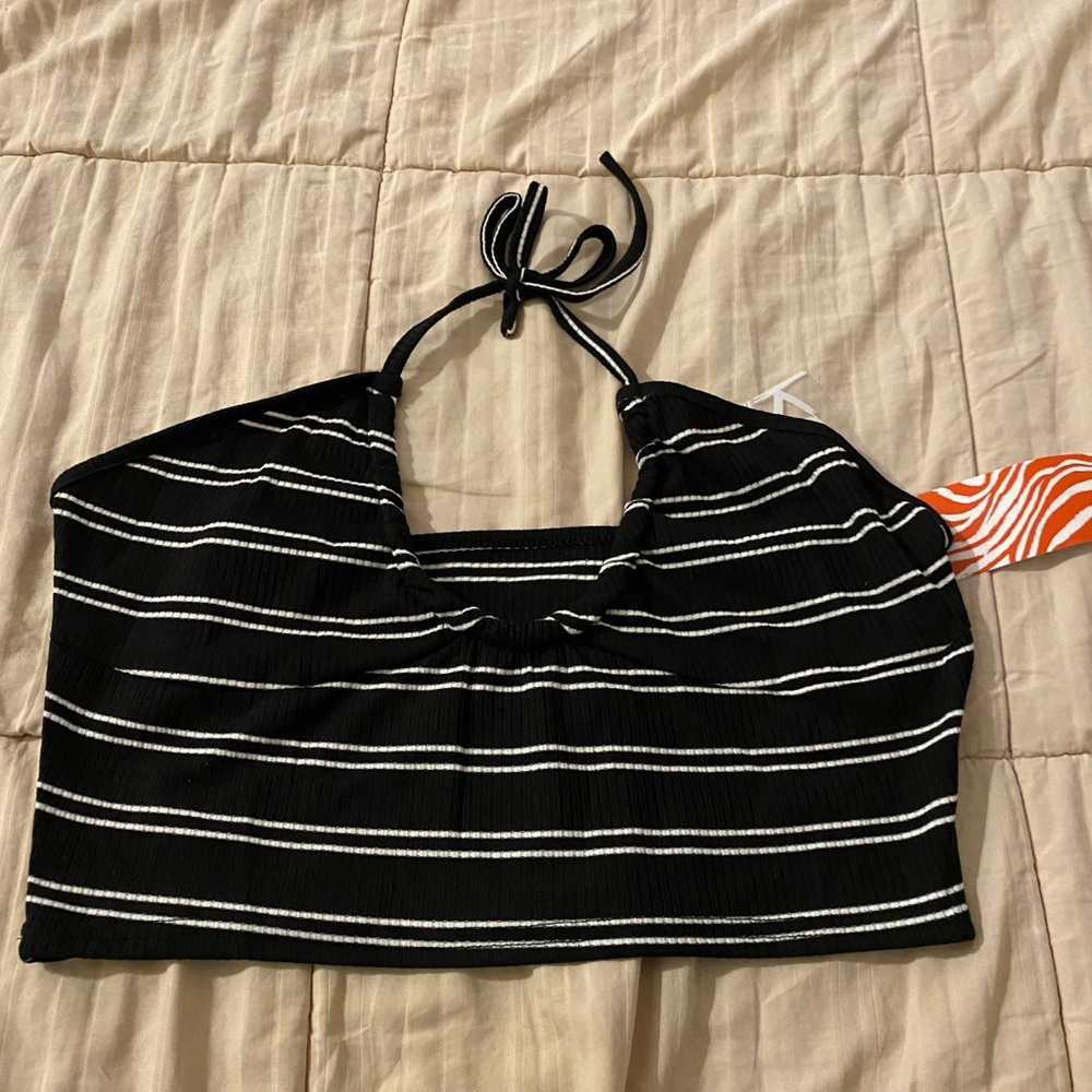 Striped crop top